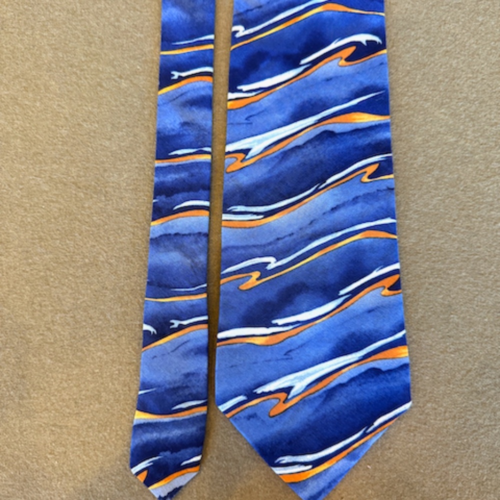 Grateful Dead Lazy River Third Set 100% Silk Mens… - image 3